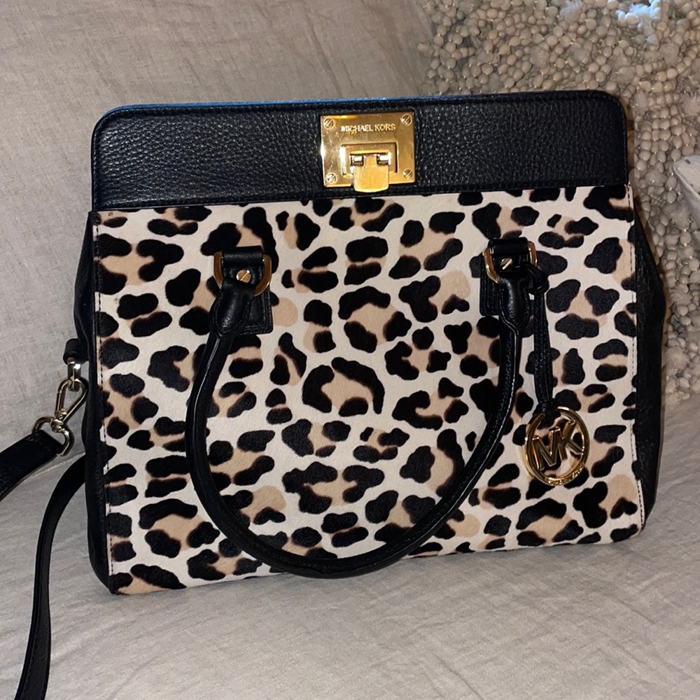 Michael Kors Hair on Hide Leopard Print